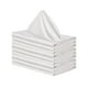 thumbnail image 4 of 10 servilletas de satén de 48 x 48 cm, portátiles, elegantes y lavables para bodas. Blanco, 4 of 9