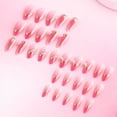 thumbnail image 4 of Yoyauz 24 Valentine's Day Medium Pressure Nail Fake Nail with Love Design Fake Nail Valentine's Day Cute Female Girlfriend Gift, 4 of 9