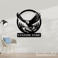 thumbnail image 4 of Handmadetneonsign Eagle Metal Wall Art Light, Wild Life Metal Sign Wall Decor, Custom Animal Metal Decor 50096, 4 of 5