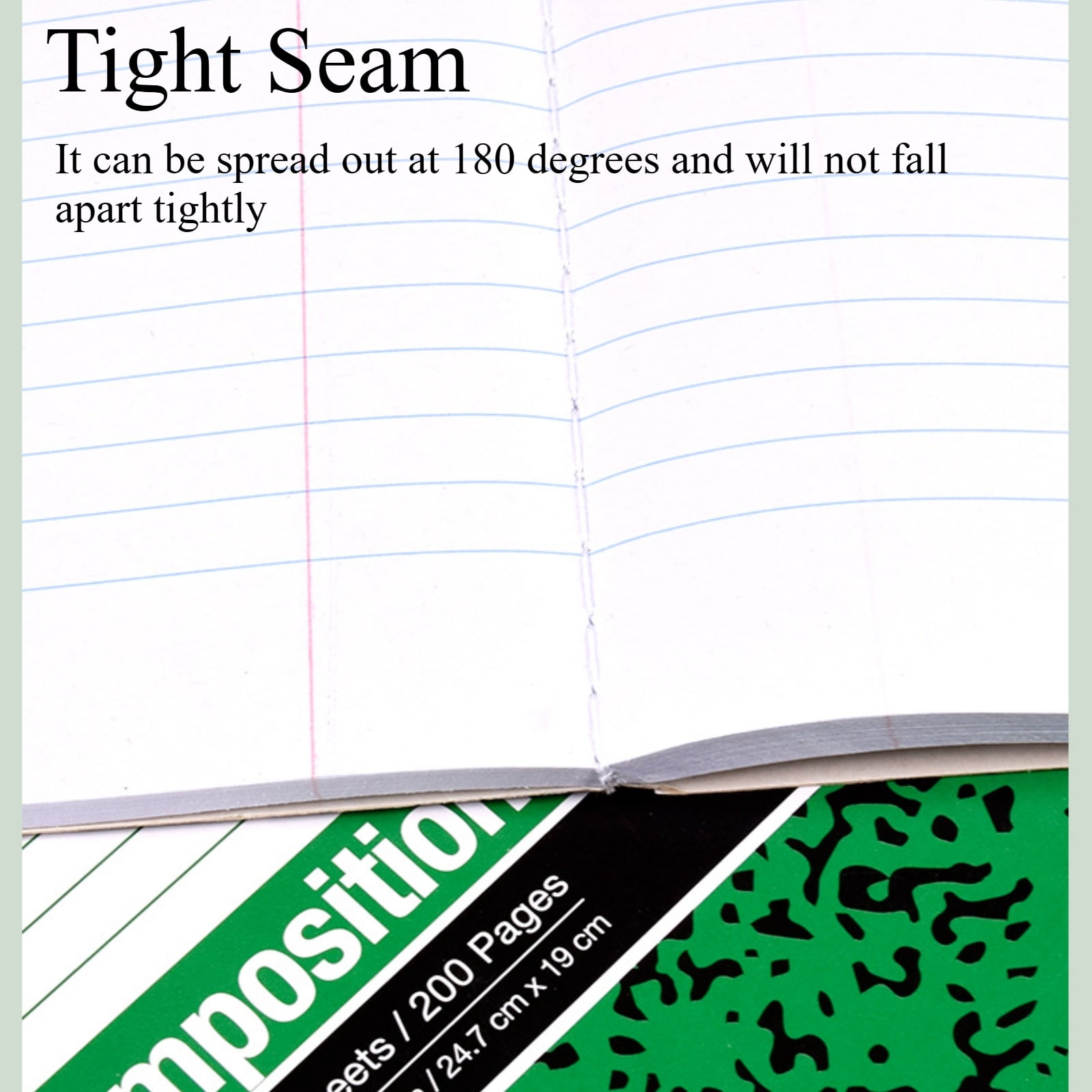 Composition Notebook,  Composition Notebook College Rule, Wide Ruled Paper, 100 Sheets Per Comp Book,  Composition Pads Assorted Colors