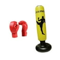 thumbnail image 3 of Bolso de boxeo inflable para niños Bolsa pesada Favor regalo de juguete con guantes Bolso de boxeo independiente para entrenamiento Karate, 3 of 8