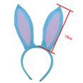 thumbnail image 2 of Diadema de Halloween Diadema con orejas de conejo-Conejo azul, 2 of 5