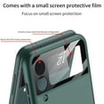 thumbnail image 6 of Allytech Case for Samsung Galaxy Z Flip 3 2021[5G], Galaxy Z Flip3 Case Magnetic, Back Small Screen Protector Anti-Scratch Hard PC Non-Slip Cover Case for Samsung Z Flip 3, Darkgreen, 6 of 8