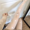 thumbnail image 2 of Wuxian Socks For Women Solid Color Thigh High Socks Extra Long Stocking Leg Warmers Solid Color Slim Over The Knee Stockings Fuzzy Socks,A,One Size, 2 of 3
