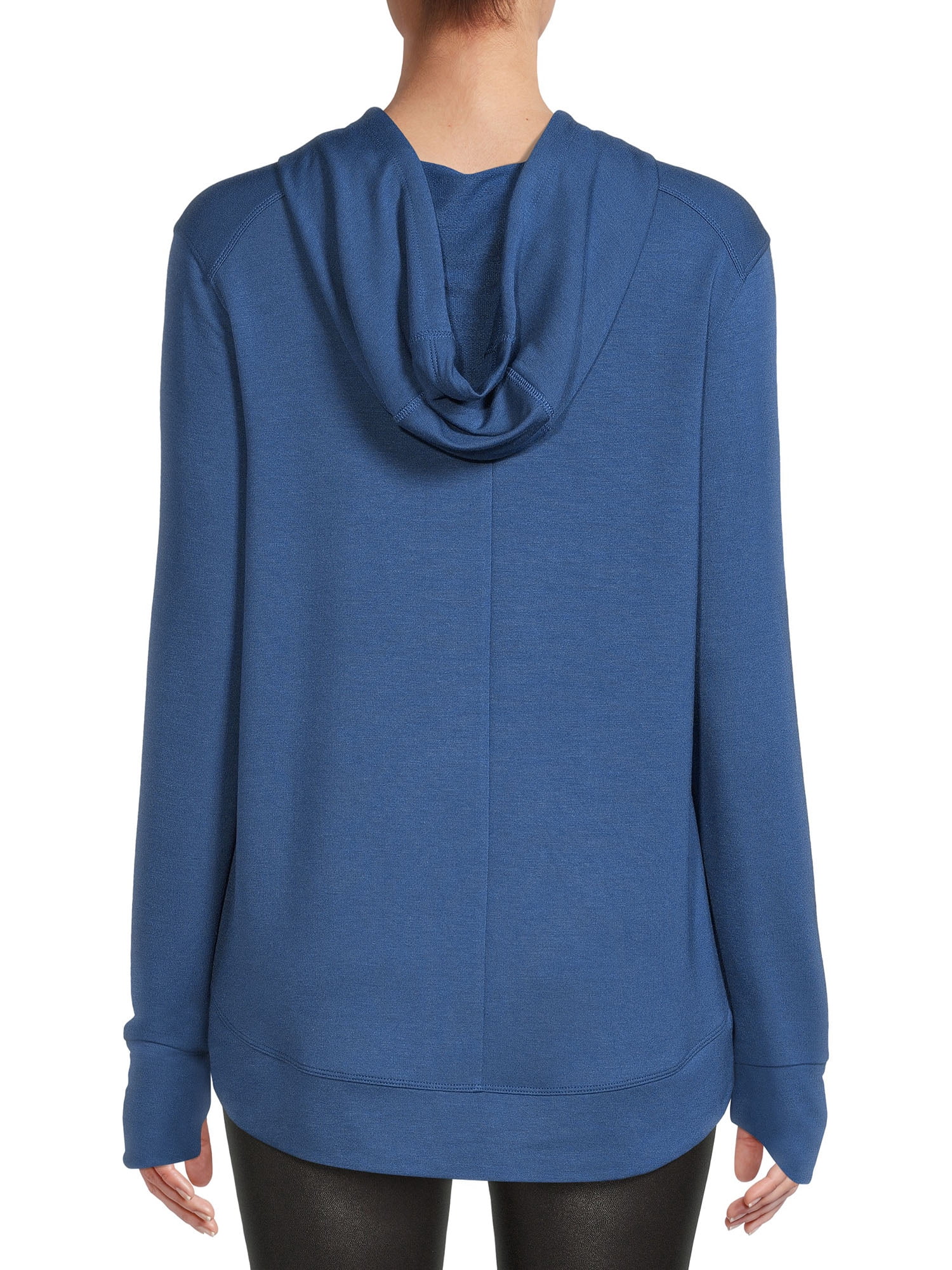 Athletic Works Women's Athleisure Mock Neck Hoodie