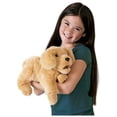 thumbnail image 2 of Marioneta de mano Folkmanis Golden Retriever Puppy Tan, 2 of 3
