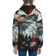 thumbnail image 6 of Pofeuu USA Bald Eagle Print Teenage Zipper Hoodie Sweatshirts Hooded Casual Jackets With Pocket For Boys Girls-Medium, 6 of 6