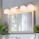 thumbnail image 3 of Pantalla de vidrio Lamp Globe, paquete de 2 unidades, pantalla blanca Frost Glassshade Wyneyet, 3 of 7