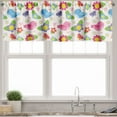 thumbnail image 3 of Ambesonne Cartoon Valance & Curtain, Birds Hearts Butterflies, 55"x36", Multicolor, 3 of 6