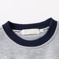 thumbnail image 6 of Boys Shirts Toddler Girls Long Sleeve Cartoon Letter Prints Tees Shirt Kids Clothes Boys Tshirts Grey 18 Months-24 Months, 6 of 7
