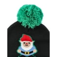 thumbnail image 2 of Holiday Time Women's Gnome Beanie, Black Multi-Color, 2 of 3