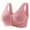 Hot Pink, variant on beishanbush Clothing 2025 Bra Under $5 Women Lace Front Button Shaping Cup Adjustable Shoulder Strap Large Size Bra
