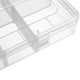 Boîte de Rangement de Composants - PP Réglable 24 Grilles Boîtes à Outils de Conteneurs de Composants Électroniques Blanc Clair 350x220x45mm – image 4 sur 4