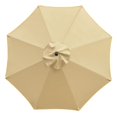 thumbnail image 1 of Paraguas Sunnyglade, toldo de repuesto de 9 pies, color canela, 8 varillas, 1 of 6