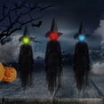 thumbnail image 3 of Brujas Iluminadas Brujas Luminosas Aterradoras Brujas Luminosas De Visita Negra Con Estacas Tres Brujas Para El Día De Halloween Patio Jardín 3 Uds. Scienceny HA020953-00, 3 of 6