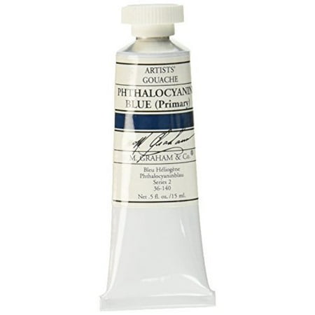 - M.GRAHAM & CO. 36140 M GRAHAM PHTHALOCYANINE BLUE PRIMARY 15ML GOUACHE