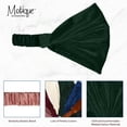thumbnail image 4 of Motique Accessories Ribbed Velour Wide and Stretchy Headwrap, 4 of 5