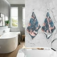 thumbnail image 6 of Dreamtimes Hand Towels Oriental Mountains Patterned 2 PCS, Cotton Bath Towel for Drying Face Hands Body Decorative Water Absorbent Lightweight Towels for Bathroom Ktichen Travel Gym,16"x28", 6 of 7