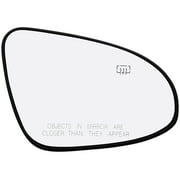 Passenger Side Mirror Glass Replacement with Back Plate Heated Fits 2014-2019 Toyota Corolla
