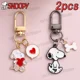 thumbnail image 2 of LLavero de Snoopy Anime para mujer y niña, accesorios colgantes de mochila, decoración de llavero Kawaii, regalo de joyería, 2 of 5
