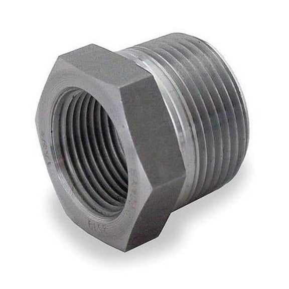 Bushing Bushing, 2-1/2" x 2" Pipe, NPT, Black Forged Steel, Class 3000 1MNK7