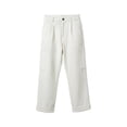 thumbnail image 5 of QSAWXQZ Women's 2 Piece Cotton Linen Outfit Set Short Sleeve Scoop Neck Pullover Top Wide Leg Pants with Pockets Summer Outerwear M, 5 of 9