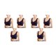 thumbnail image 2 of Jumpingount Sujetador Support de 3 piezas, transpirable para máxima comodidad, sujetadores sin costuras, Top Fitness, sujetador deportivo, ropa negro S 2Conjunto, 2 of 6