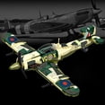 thumbnail image 4 of HI-REEKE Airplane Building Block Overlord Weapon Spitfire Kit Plastic Toy Gift for Kid Multicolor, 4 of 7
