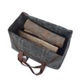 thumbnail image 4 of Bac à Bûches en Toile Cirée, Grand Support à Bois Durable avec Poignée et Sangle, Robuste, 4 of 4