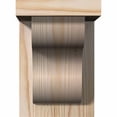 thumbnail image 2 of 5 1/2"W x 8"D x 8"H Carmel Smooth Corbel w/Backplate, Douglas Fir, 2 of 9