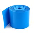 thumbnail image 1 of Tubo de envoltura termorretráctil de PVC de 10 metros y 50 mm de ancho azul para 2 baterías 18650, 1 of 1