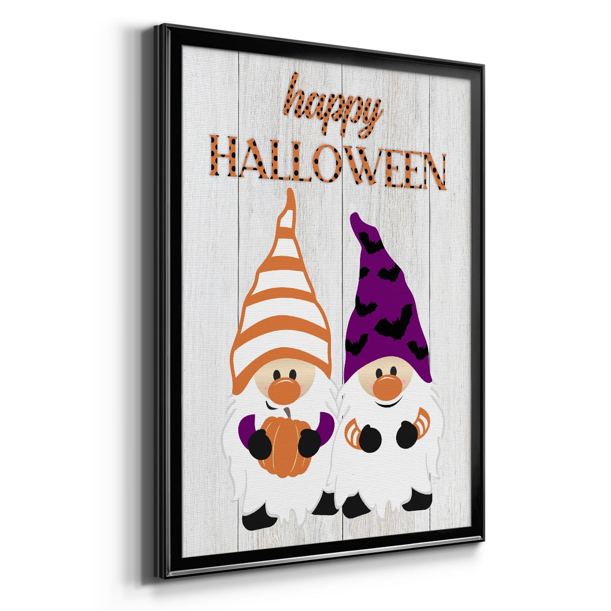 Halloween Gnomes Premium Framed Print - Ready to Hang