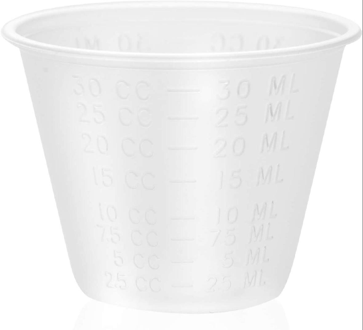 Medicine Cups Medicine Measuring Cups, Graduated, 1oz Disposable