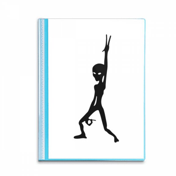 Universe And Space Alien Art Deco  Fashion Book Sheet Protectors Portfolio Binder Folder