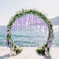 thumbnail image 3 of GOOHOCHY Imikeya 12 unids wisteria artificial colgando flores boda flores falsas decoraciones pared colgando flores, 3 of 8