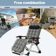 thumbnail image 5 of Lilypelle Zero Gravity Chair, Outdoor Padded Lounge Chair with Side Table, Zero Gravity Recliner Chair, Outdoor Reclining Chair, Supports up to 440lbs, 5 of 7