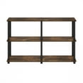 thumbnail image 4 of Furinno Turn-N-Tube 3-Tier Double Size Storage Display Rack, Amber Pine/Black, 4 of 6