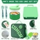 thumbnail image 3 of Set de loncheras Bento Aimsnk Kids con termo para sopa, 240 ml, color verde, 3 of 8