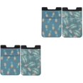 thumbnail image 2 of 4 Pcs  Mobile Phone Back Cards Bag Smartphone Back Pouches Cell Phone Back Wallet, 2 of 6