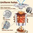 thumbnail image 3 of NESSUS Paquete de 4 K Cups reutilizables de acero inoxidable para Keurig, 3 of 7