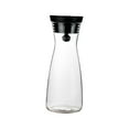 thumbnail image 3 of Jarra de bebidas Strade Fareast Limited Jarra de agua fría y caliente Jarra de jugo de leche Jarra fría Botella de agua de vidrio con tapa para refrigerador 1800ml, 3 of 8