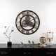 thumbnail image 3 of Reloj de pared gigante de 50 cm, péndulo industrial de madera vintage, reloj casero silencioso 3D, 3 of 3