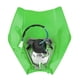 thumbnail image 1 of Protector de faro de motocicleta BuyWeek universal verde, 1 of 8