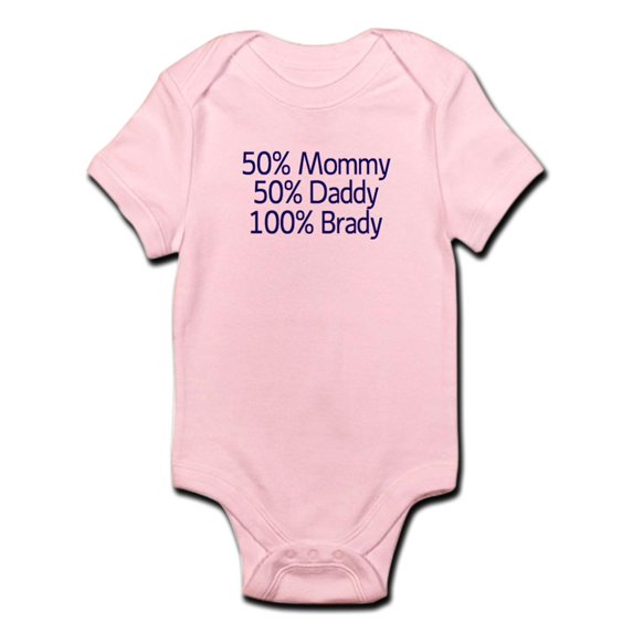 CafePress - 100% Brady Infant Bodysuit - Baby Light Bodysuit