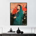thumbnail image 1 of Young Woman with Ibis - ca. 1860–1862 | Edgar Degas | Premium Fine Art Print | 19th Century French | Impressionism, Realism | Portrait | Architecture, 1 of 7