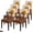 Abstract Artsan3744, variant on Dining Chair Slipcover, Bohemian Abstract Art Mid Century Sun Rainbow Boho Stretch Kitchen Chair Covers Removable Parsons Chair Protector Covers for Dining Room Banquet Party, Set of 6