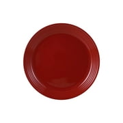 Mainstays Chiara Stoneware Round Red Dinner Plate,10.5"