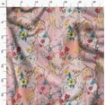 thumbnail image 3 of Soimoi Pink Fabric - By the Yard - 54 Inch Wide - Florals Print Fabric - Elegant and Timeless Patterns for Fashion and Home Decor Printed Fabric, 3 of 6