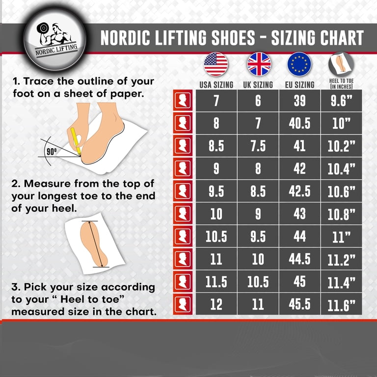 Nordic Lifting Powerlifting Shoes, Men display picture 2