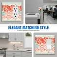thumbnail image 4 of 1-Gang Screwless Pioneer Floral Decorative Wall Plates,Size 1-Gang 2.9"W X 4.7"H,Unbreakable Thermoplastic Faceplate Cover for Kitchen Living Room Bedroom Decorator Receptacle Outlet Switch, 4 of 5